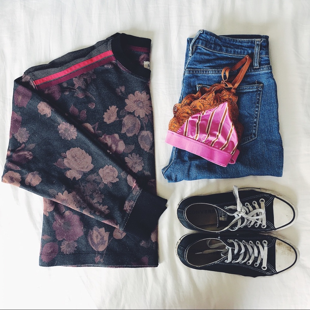 Floral long sleeve Burton shirt